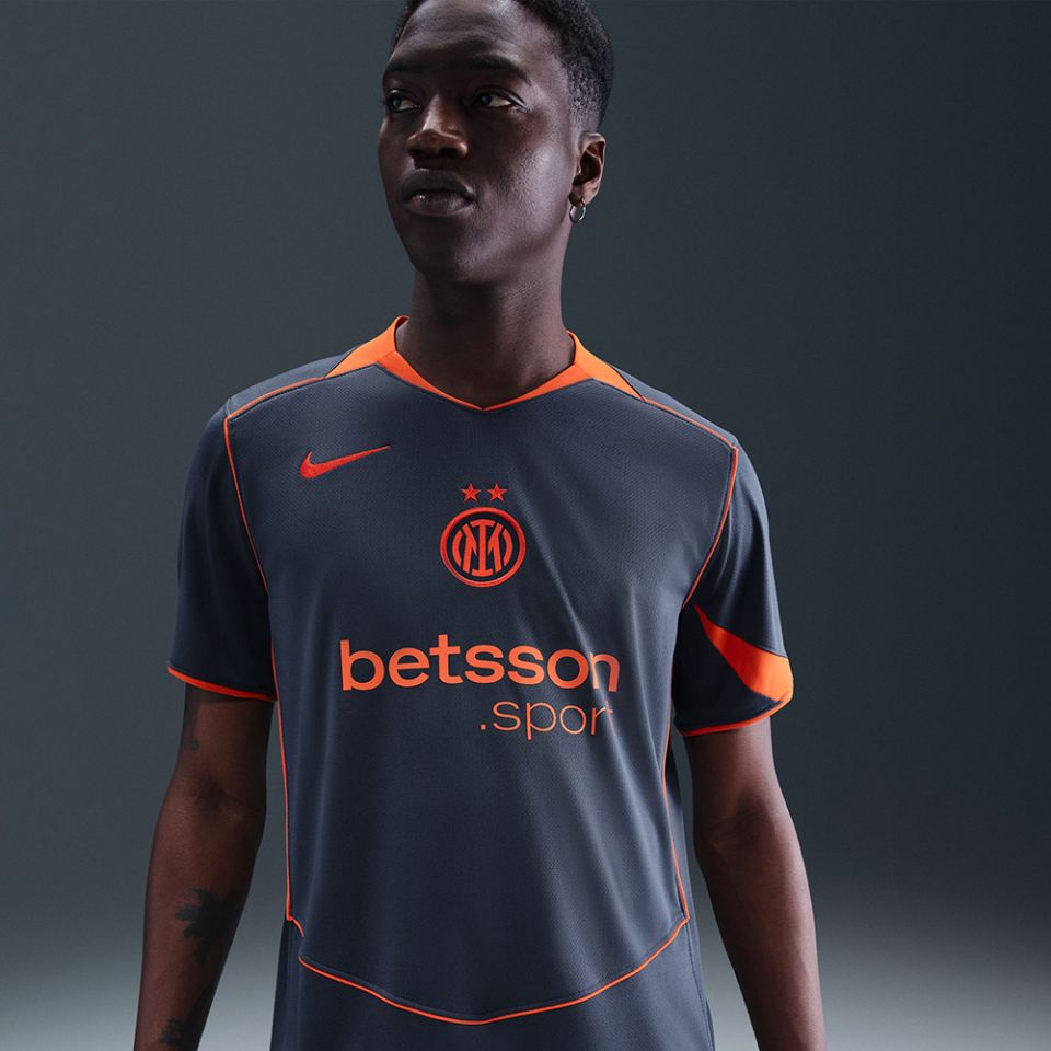 ウェア Inter Milan Open Collar Soccer Uniform Nike Inter Milan CF 2025/26 Men's Stadium Third Jersey