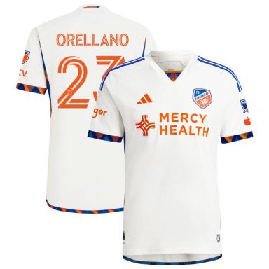 adidas FC Cincinnati 2024/25 Men's Away Jersey ORELLANO 23