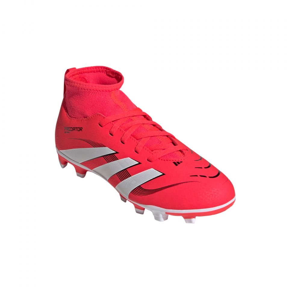 adidas Predator Club Sock FG/MG Junior Soccer Cleats | Pure