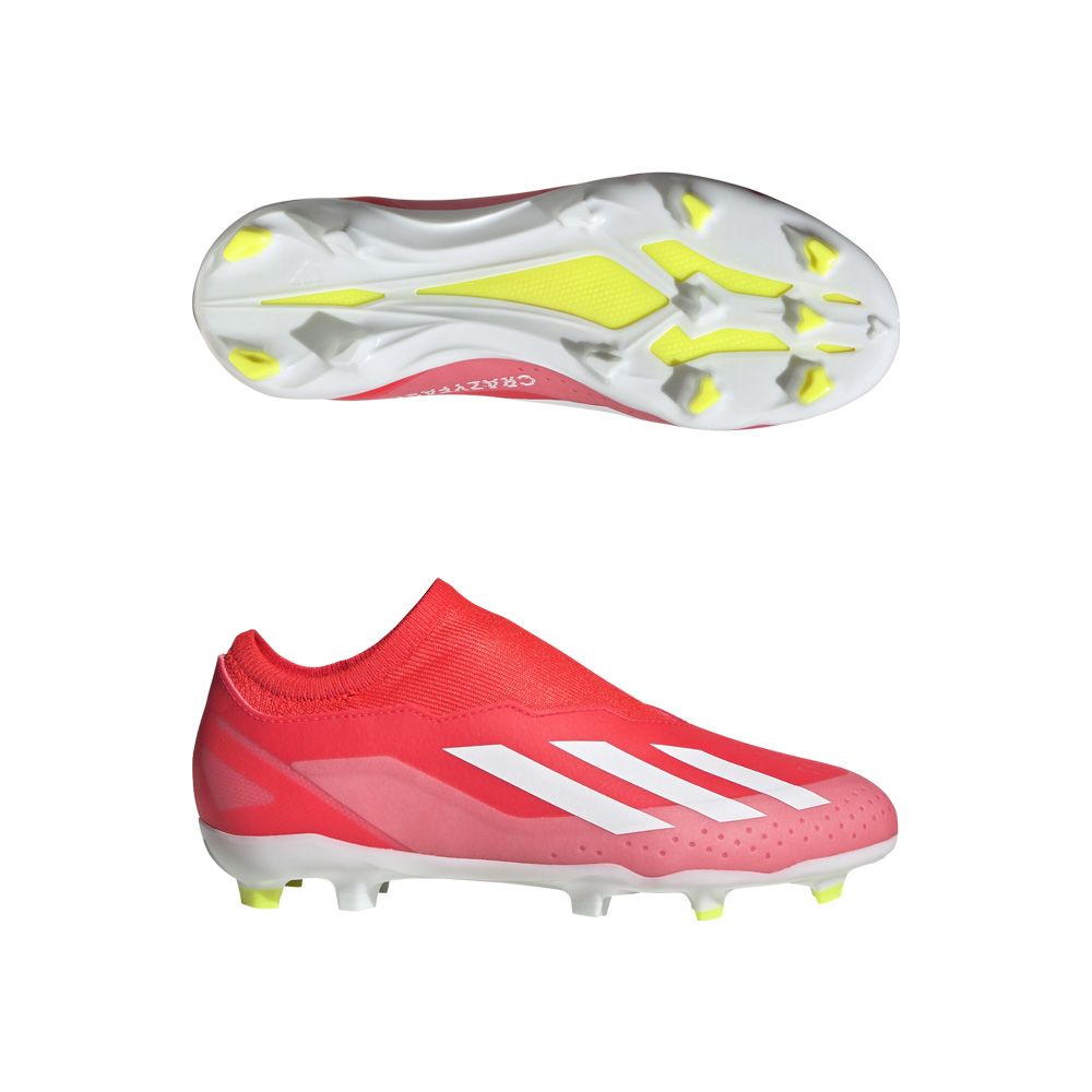 adidas X Crazyfast League Laceless FG Junior Soccer Cleats