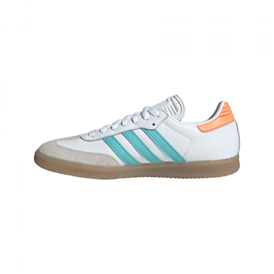 adidas gazelle silver green womens adidas Samba Indoor Shoes, White/Black/Red / 5.5