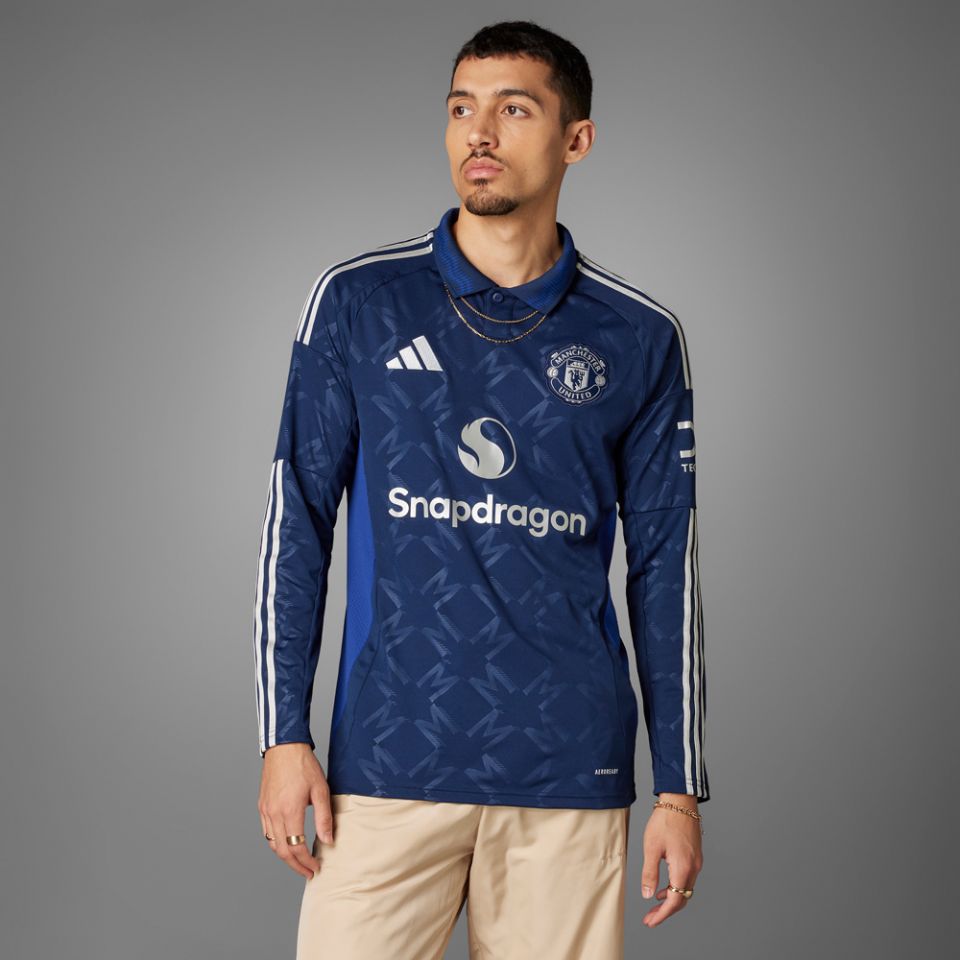 [長袖]24-25 Manchester United アウェイ (US/XL) adidas Manchester United 2024/25 Men's Long Sleeve Away Jersey