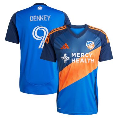 adidas FC Cincinnati 2025/26 Men's Home Jersey DENKEY 9