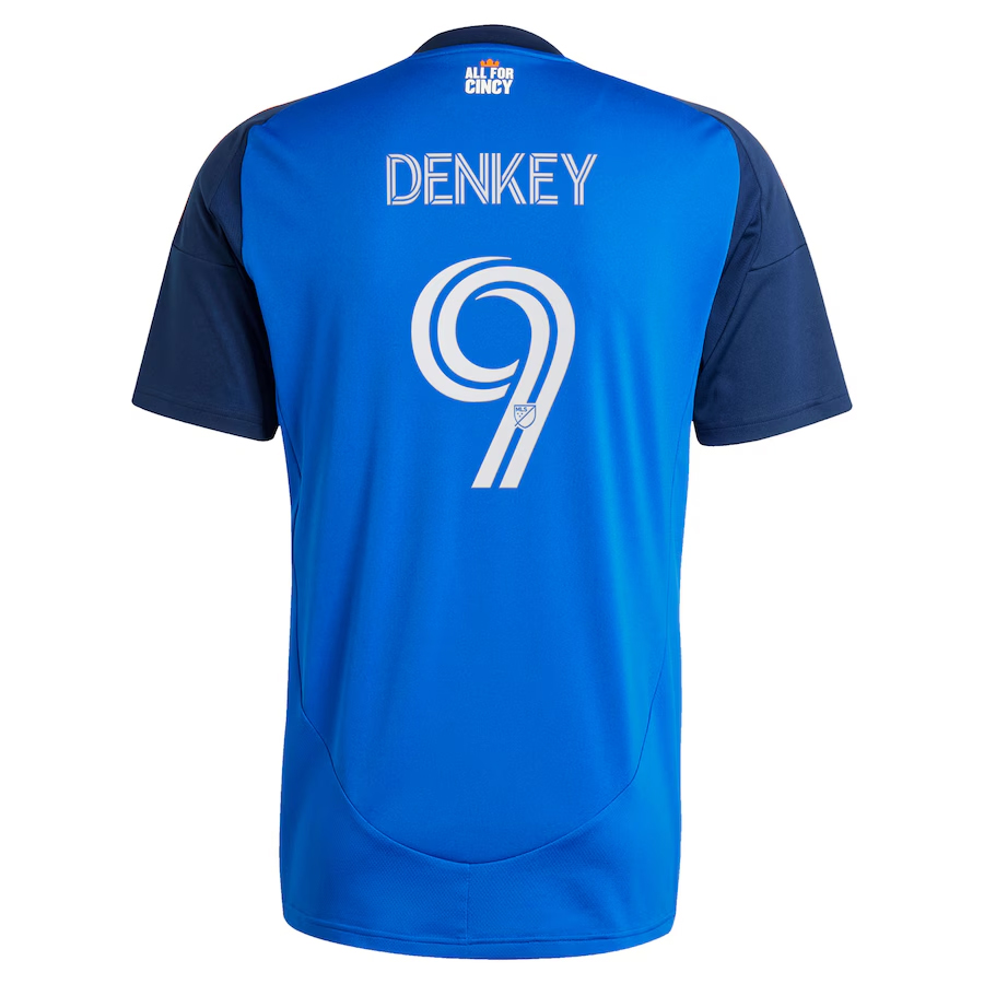 adidas FC Cincinnati 2025/26 Men's Home Jersey DENKEY 9