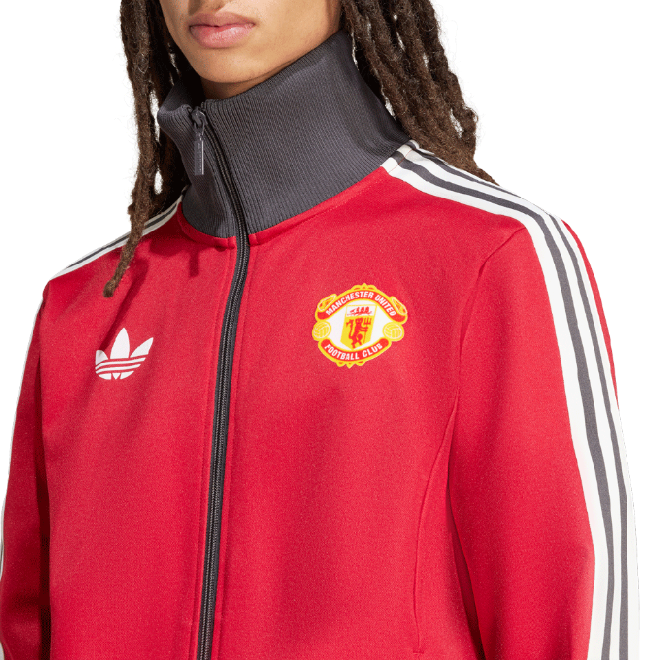 adidas Manchester United FC Men's Beckenbauer Track Jacket
