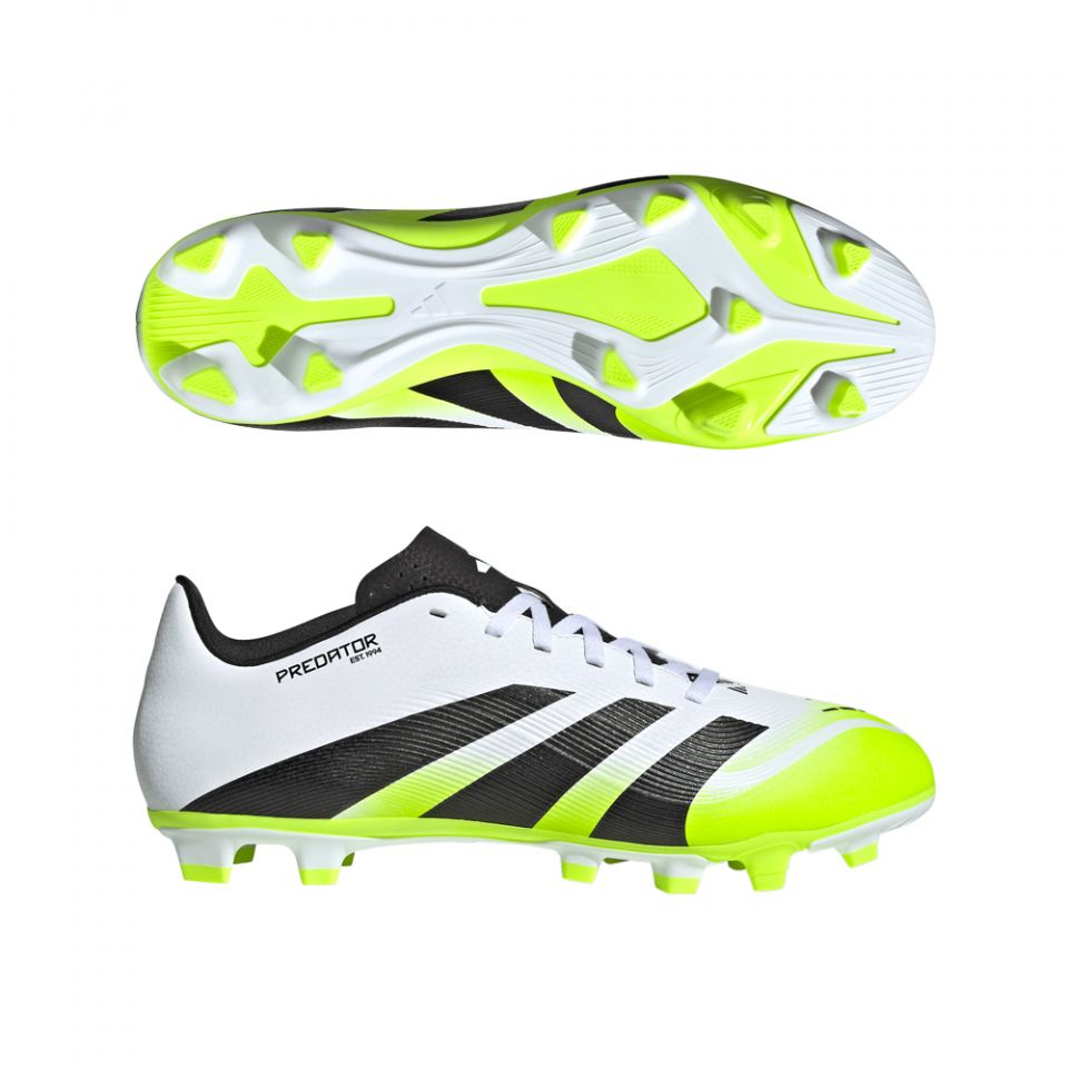 adidas Predator サッカーシューズ ホワイト/ライムグリーン プレデター【アディダス公式】