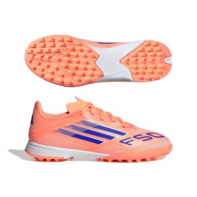 adidas F50 League TF Junior Soccer Shoes | Coral Blaze Pack