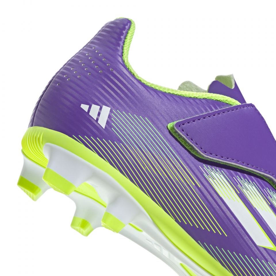 adidas F50 Club Velcro FG Junior Soccer Cleats | Radiant Blaze Pack