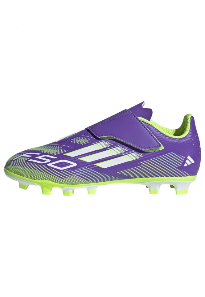 adidas F50 Club Velcro FG Junior Soccer Cleats | Radiant Blaze Pack