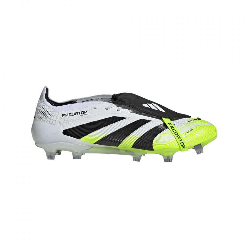 シューズ Adidas Predator Elite 26cm ADIDAS PREDATOR ELITE LACELESS FG/ Core Black / Cloud White