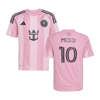 adidas Inter Miami CF 2025/26 Youth MESSI Home Jersey