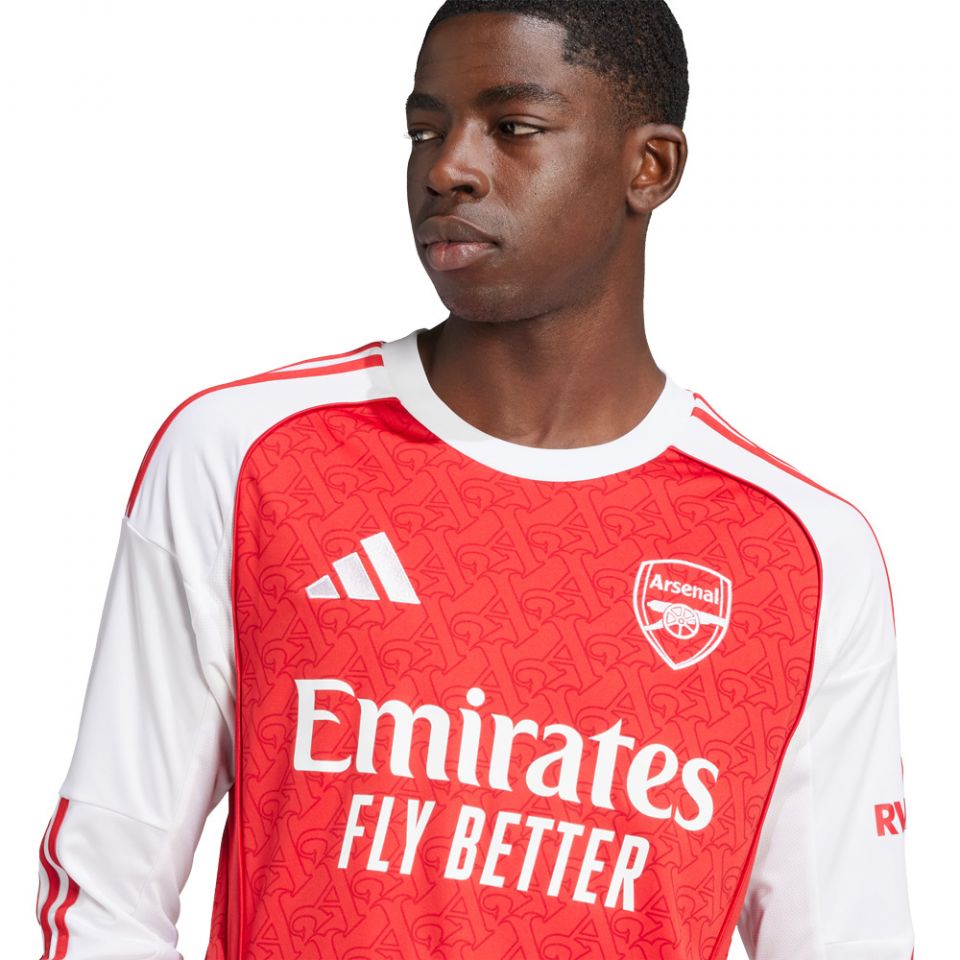adidas Arsenal FC 2025/26 Men's Long Sleeve Home Jersey