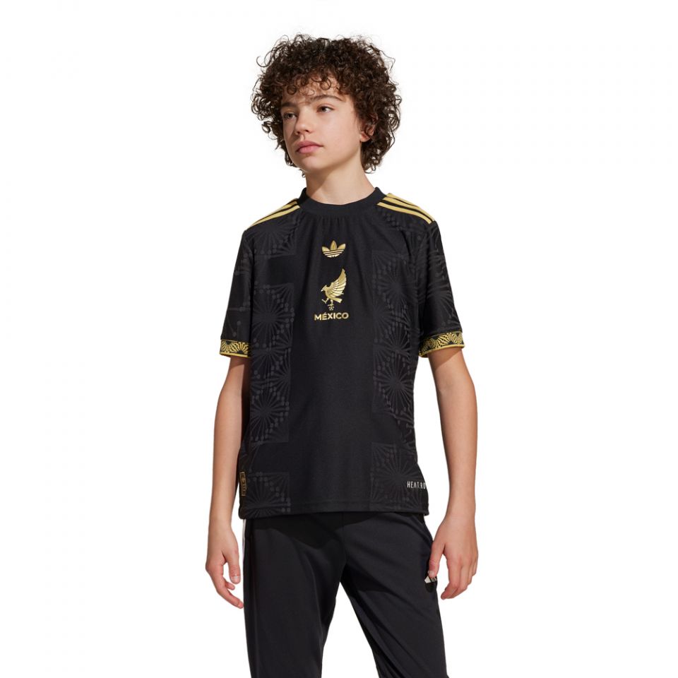 adidas Mexico 2025 Gold Youth Authentic Jersey