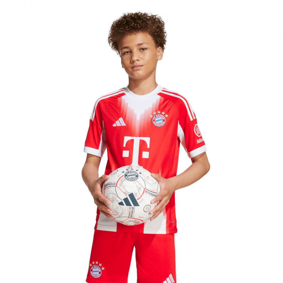 adidas Bayern Munich 2025/26 Youth Home Jersey