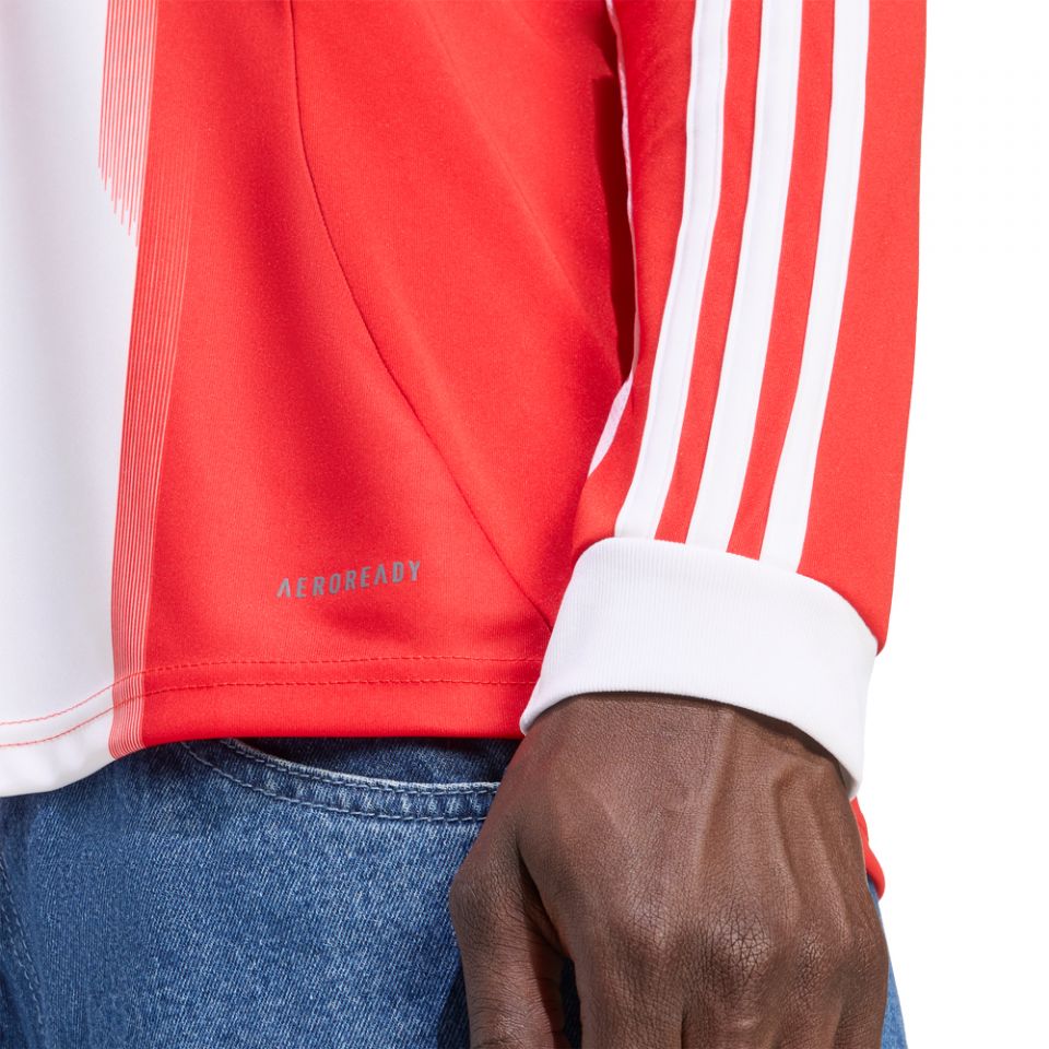 adidas Bayern Munich 2025/26 Men's Long Sleeve Home Jersey