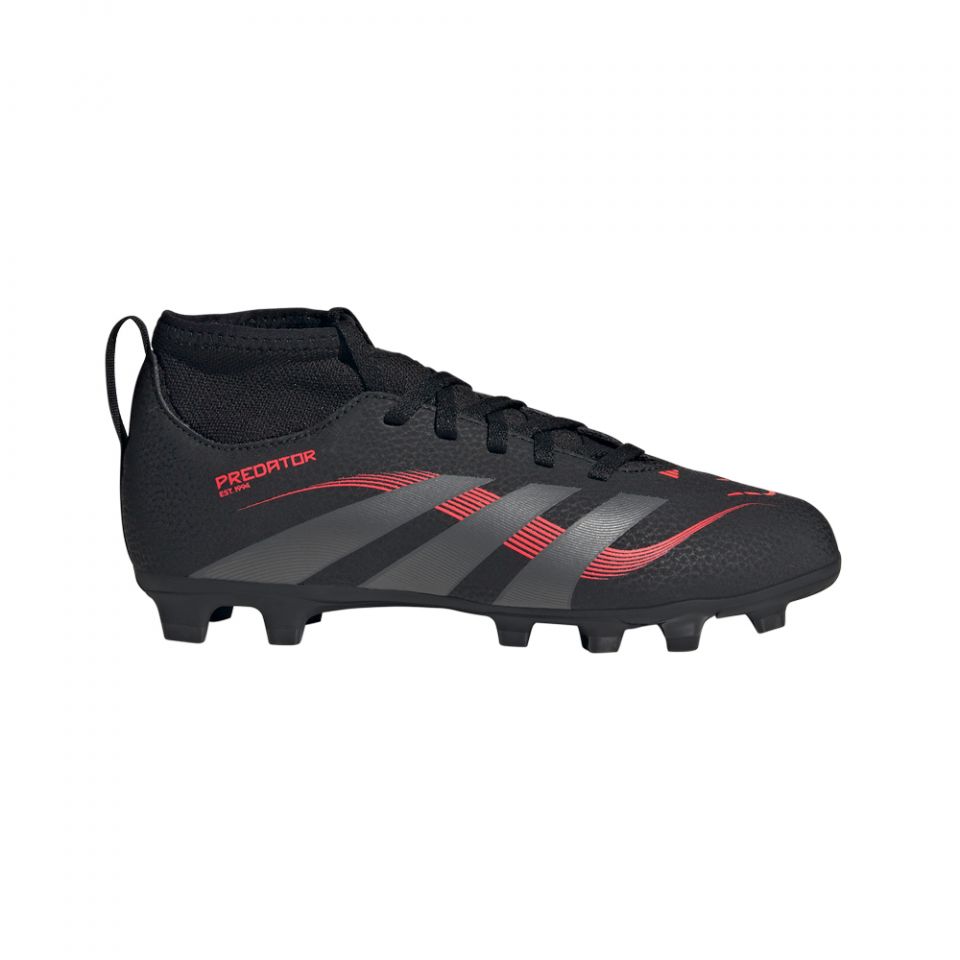 adidas Predator Club Sock FG/MG Junior Soccer Cleats | Stealth