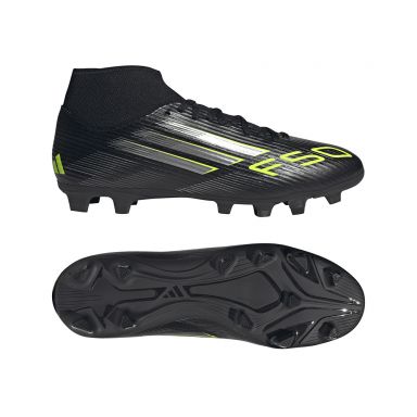 adidas F50 Club Mid FG/MG Soccer Cleats | Electric Stealth Pack