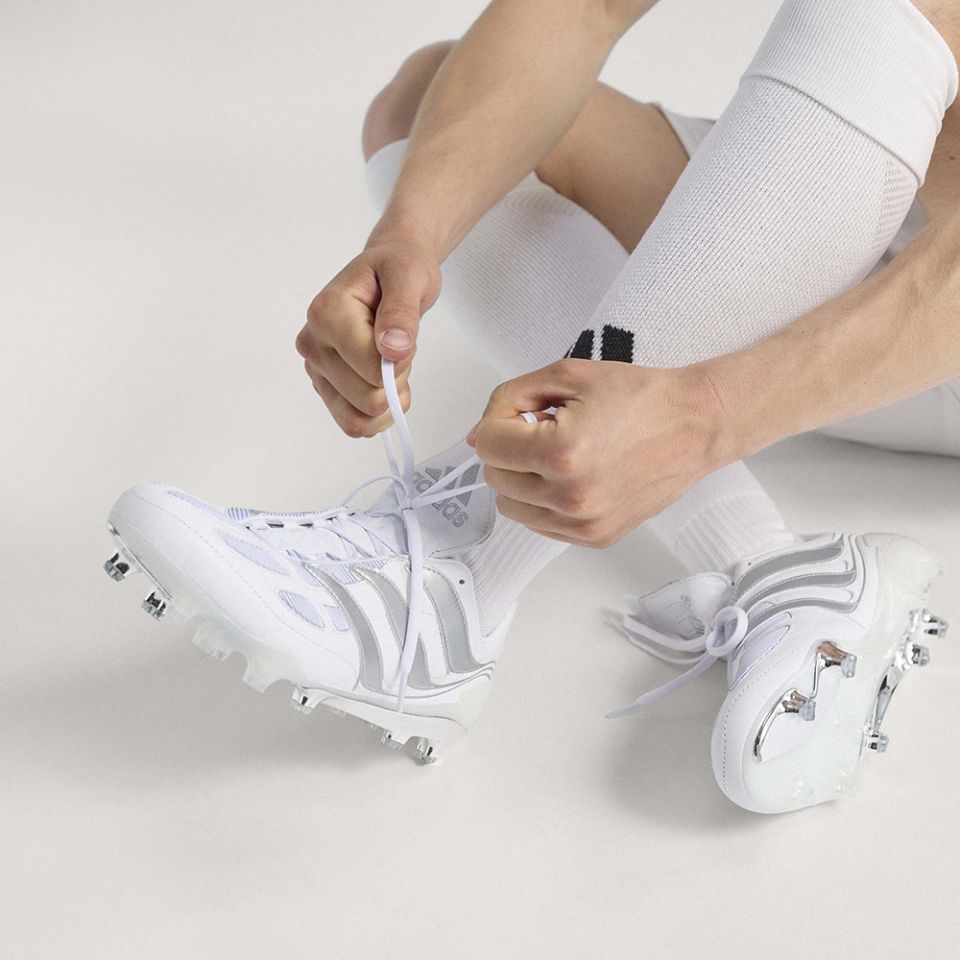 adidas Predator Precision Elite FG Soccer Cleats | Silver Strike Pack