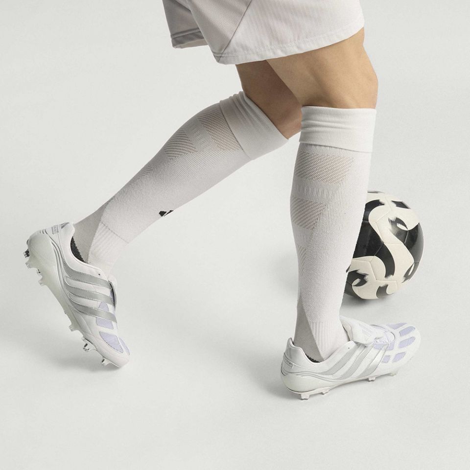 adidas Predator Precision Elite FG Soccer Cleats | Silver Strike Pack