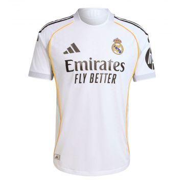 adidas Real Madrid CF 2025/26 Men's Authentic Home Jersey