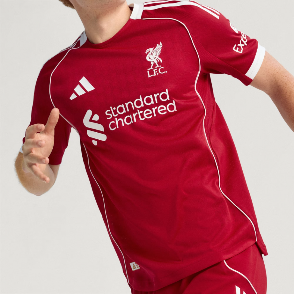 adidas Liverpool FC 2025/26 Men's Authentic Home Jersey