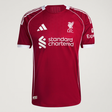 adidas Liverpool FC 2025/26 Men's Authentic Home Jersey