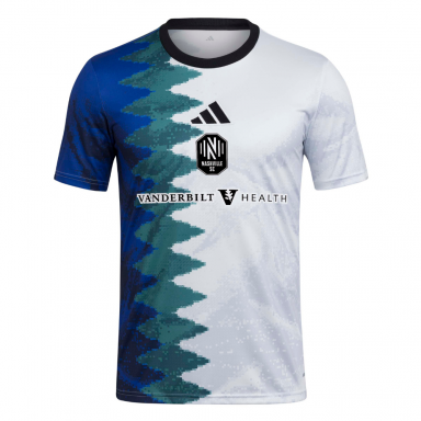 adidas Nashville SC Youth Gaming Prematch Jersey