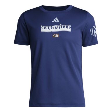 adidas Nashville SC Youth Pregame Tee