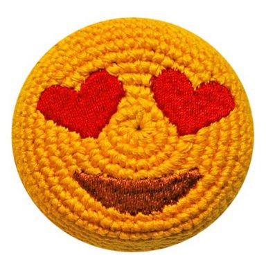 Emoji Heart Eyes Smile Footbag