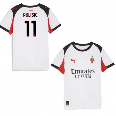 PUMA AC Milan 2025/26 Youth Away Jersey PULISIC 11