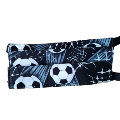 Shooting Soccer Balls Face Mask