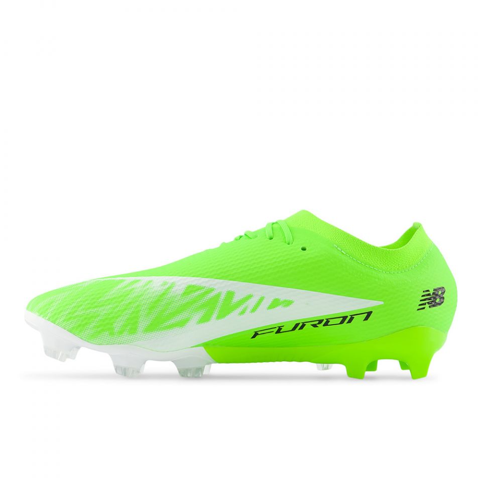 New Balance Furon Team V8 FG Soccer Cleats | Lime Light Pack