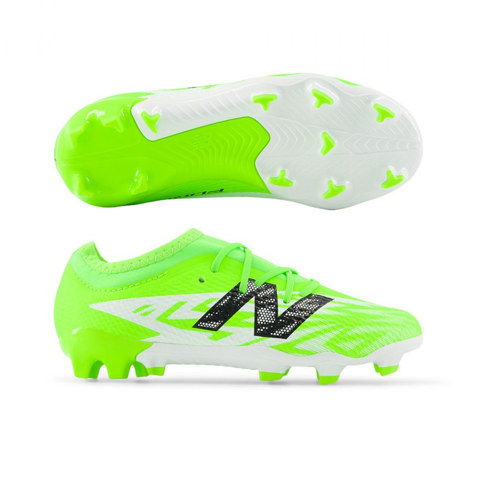 FF30グリーン　アンサンブル　新品38 New Balance Furon Team V8 FG Junior (Wide) Soccer Cleats | Lime