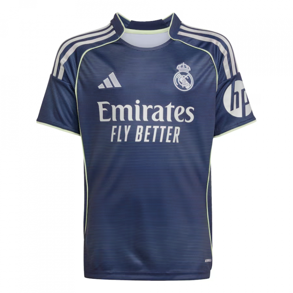 adidas Real Madrid CF 2025/26 Youth Away Jersey MBAPPE 9