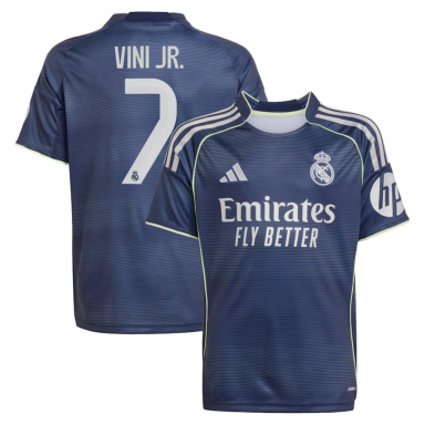 adidas Real Madrid CF 2025/26 Men's Away Jersey VINI JR 7