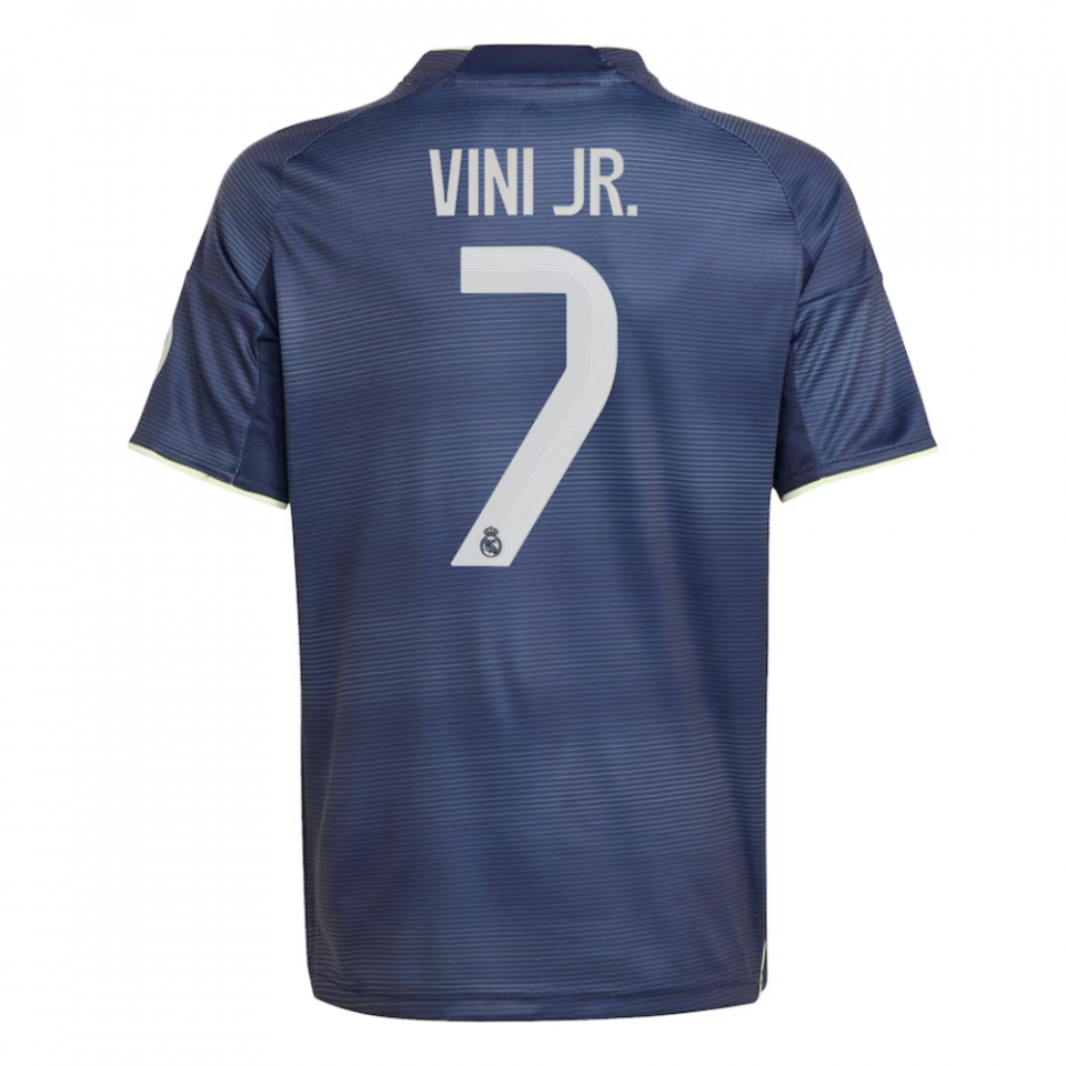 adidas Real Madrid CF 2025/26 Youth Away Jersey VINI JR 7