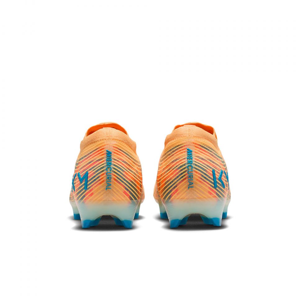 Size 13 - Mens Nike Mercurial Vapor 16 Elite KM FG Melon Blue Soccer FQ8683-801 NIKE Zoom Mercurial Vapor 16 Elite KM FG FQ8683-801 Melon  main image 2