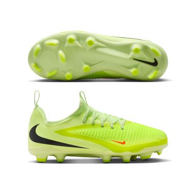 Nike Junior Phantom 6 Low Academy FG/MG Soccer Cleats | Max Voltage Pack
