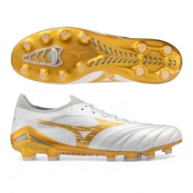 Mizuno Morelia Neo IV Elite FG Soccer Cleats | Bright Gold Pack