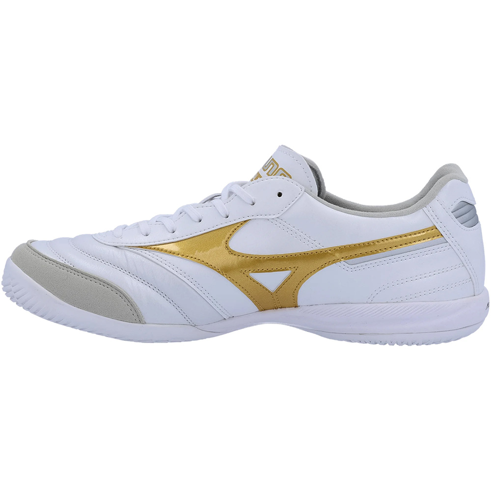 Mizuno Morelia Sala Elite IN Soccer Shoes | Bright Gold Pack