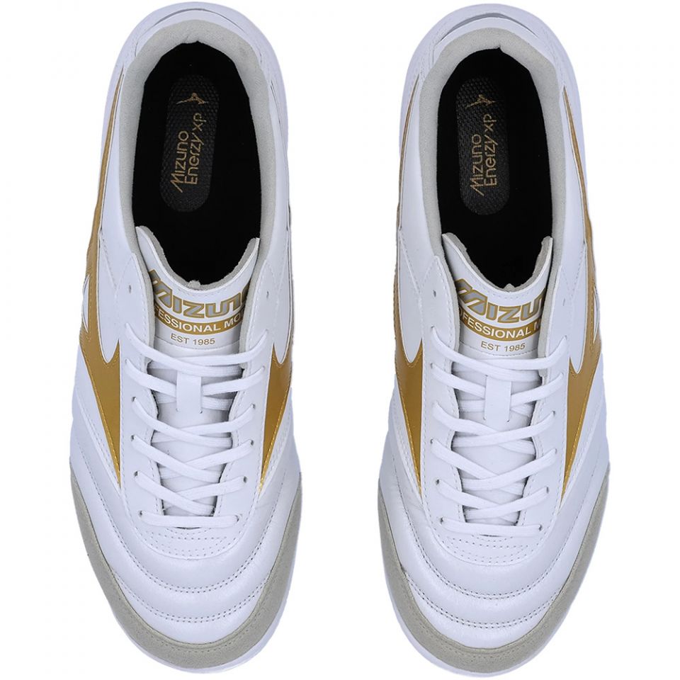 Mizuno Morelia Sala Elite IN Soccer Shoes | Bright Gold Pack