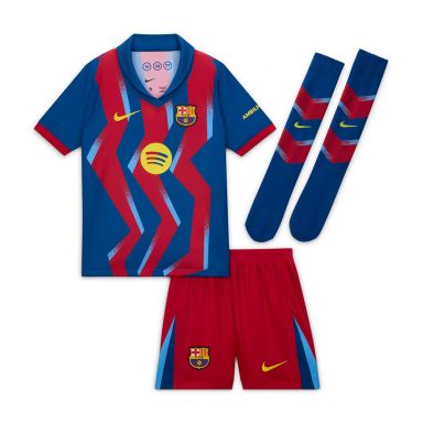 Nike FC Barcelona 2025/26 Little Kids' 'El Clasico' Kit SE