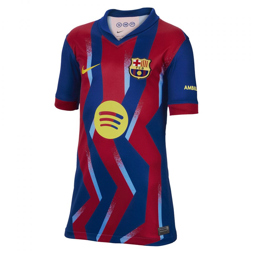Nike FC Barcelona 2025/26 Youth 'El Clasico' Stadium Jersey SE