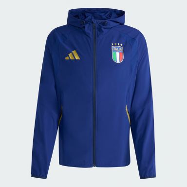 adidas Italy Men's Tiro Travel Full Zip Windbreaker
