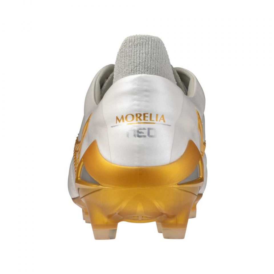 Mizuno Morelia Neo IV Made in Japan FG Soccer Cleats | Bright Gold