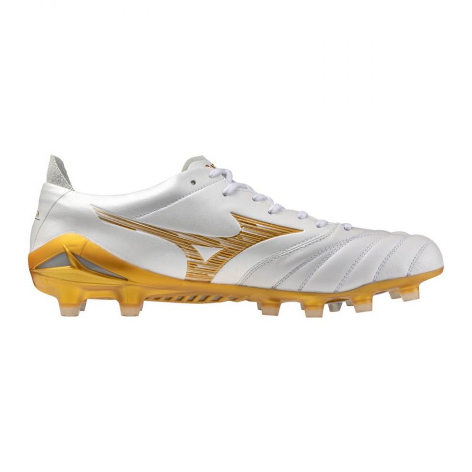 Mizuno Morelia Neo IV Elite FG Soccer Cleats | Bright Gold Pack