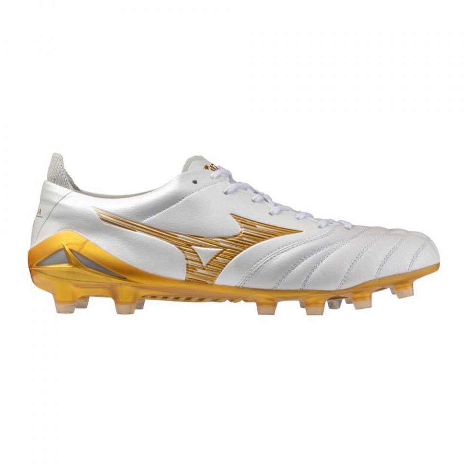 Mizuno Morelia Neo IV Elite FG Soccer Cleats | Bright Gold Pack