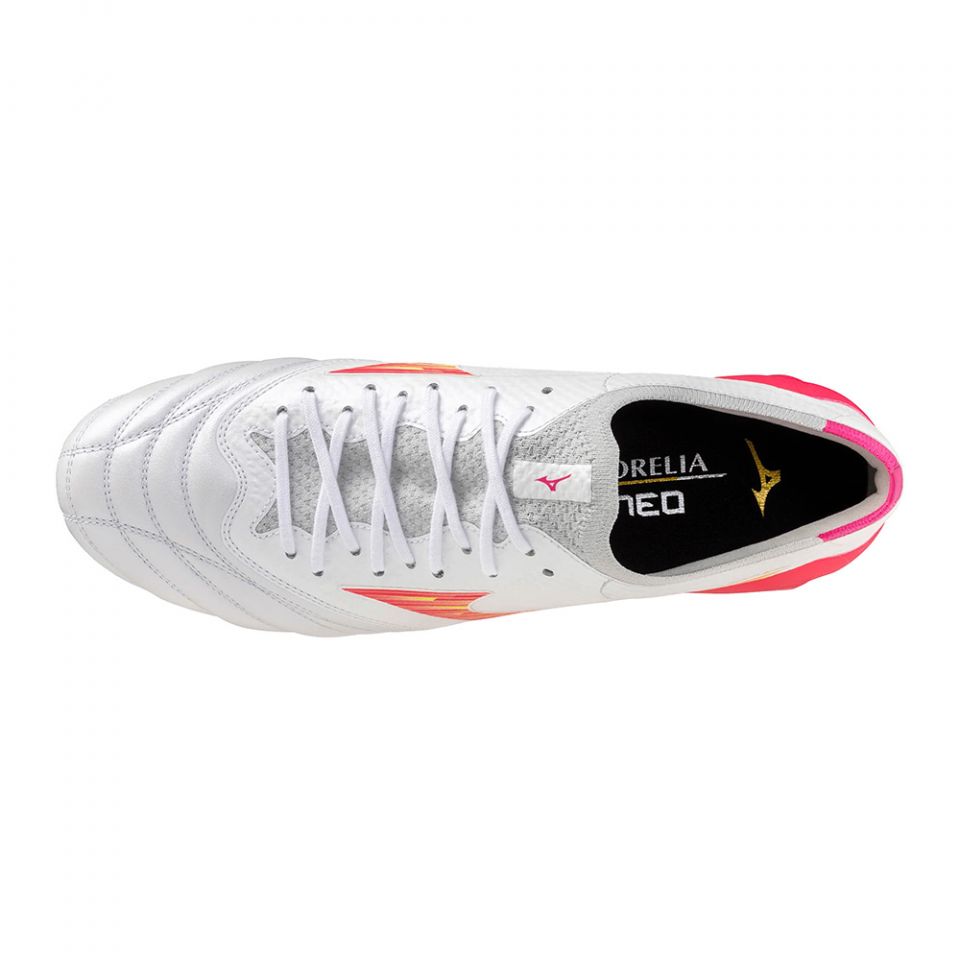 めるめる！MIZUNO ホワイト フリル アンダースコート4枚セット Mizuno Morelia Neo IV Beta Elite FG Soccer Cleats | Blazing Flair Pack