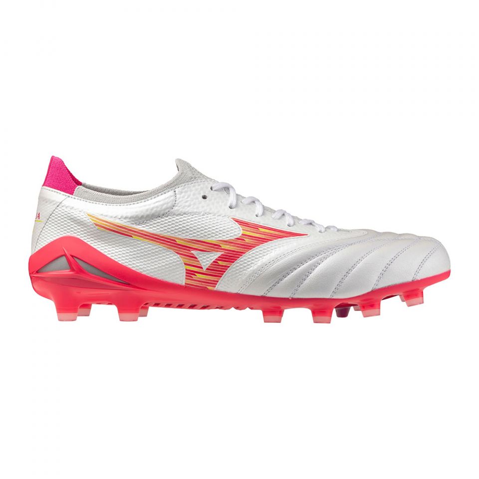 Mizuno Morelia Neo IV Beta Elite FG Soccer Cleats | Blazing Flair Pack