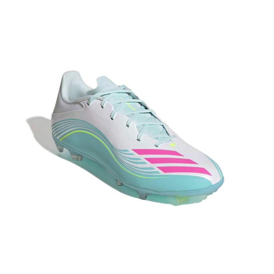adidas F50 League FG Messi Soccer Cleats | Aurora Radiant Pack display picture 1